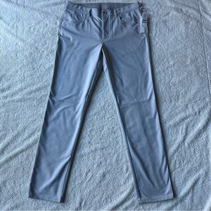 Tommy Bahama Mens Pants On Par Solid 5 Pocket Performance Harbor Mist  34x34 NWT